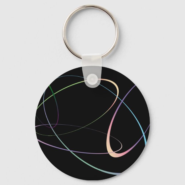 Ovals by Fran Hogan keychain (Front)