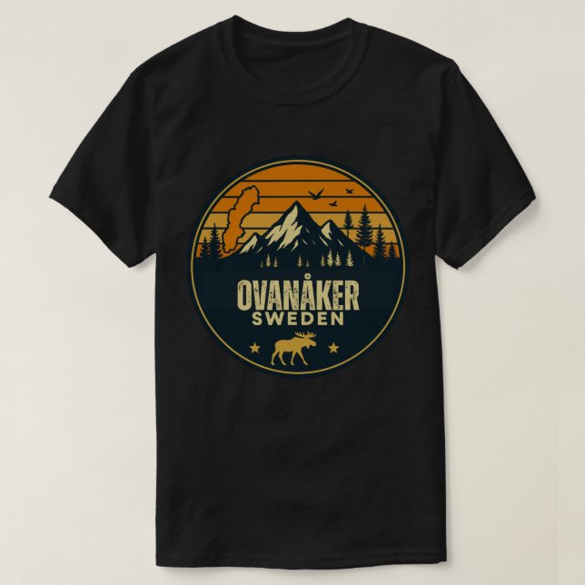 Ovanåker, Sweden Sverige T-Shirt (Design Front)