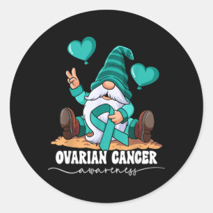Ovarian Cancer Awareness Classic Round Sticker