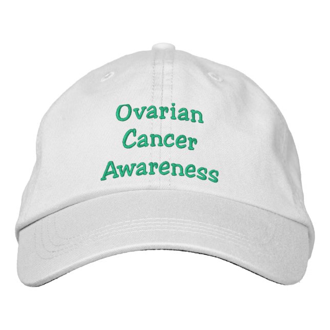 Ovarian Cancer Awareness Hat - Customised (Front)