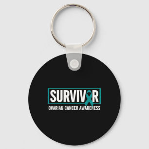 Ovarian Cancer Awareness - Ovarian Cancer Survivor Key Ring