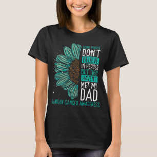 Ovarian Cancer Awareness Ribbon Dad Warrior T-Shirt
