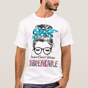 Ovarian Cancer Awareness Ribbon Support Gifts T-Shirt
