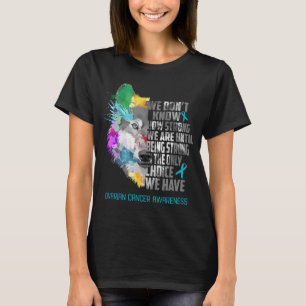Ovarian Cancer Awareness Ribbon Support Gifts T-Shirt