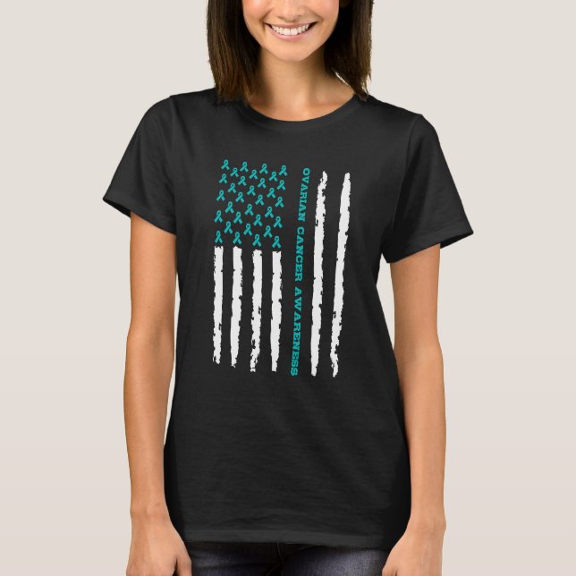 Ovarian Cancer Awareness T-Shirt (Front)