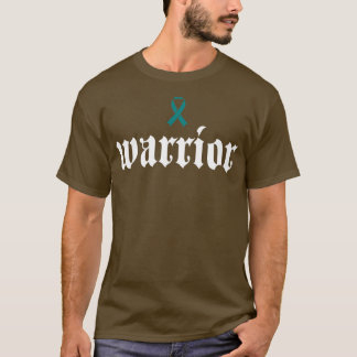Ovarian Cancer Awareness Warrior Teal Ribbon Gift2 T-Shirt