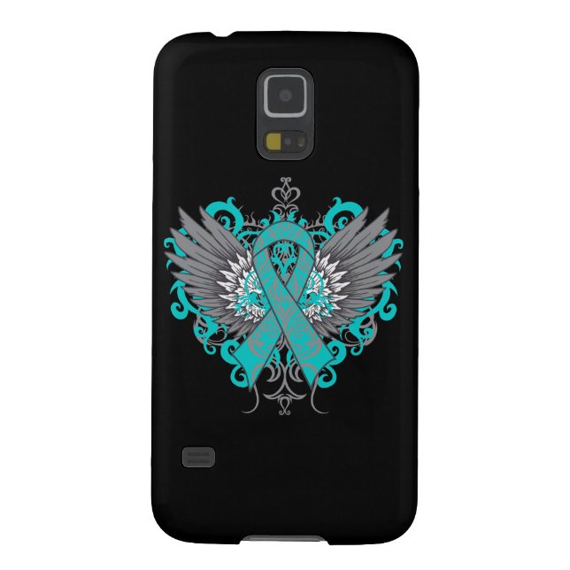 Ovarian Cancer Cool Wings Case-Mate Samsung Galaxy Case (Back)