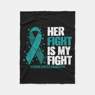 Ovarian Cancer Fight Fight Ovarian Cancer Fleece Blanket
