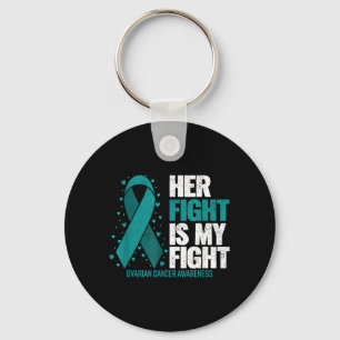 Ovarian Cancer Fight Fight Ovarian Cancer Key Ring