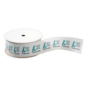 Ovarian Cancer Fight for the Cure 1.5" Grosgrain Ribbon