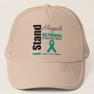 Ovarian Cancer I Stand Alongside All Patients Trucker Hat