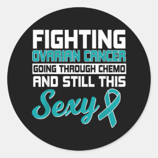 Ovarian Cancer Inspiring Women Mother's Day 59 Classic Round Sticker