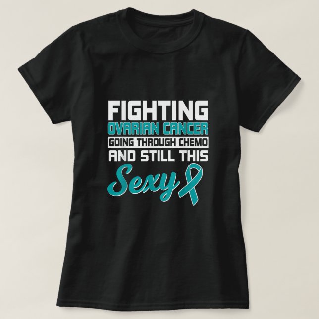 Ovarian Cancer Inspiring Women Mother's Day 59 T-Shirt (Design Front)