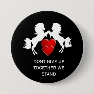 Ovarian Cancer Mum Mother Awareness Dont Give Up 7.5 Cm Round Badge