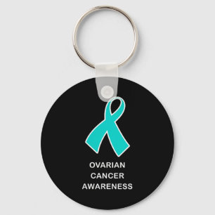 Ovarian Cancer Shirt For Women For Men Awareness Key Ring