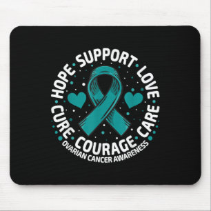 Ovarian Cancer Support Tee Family Ovarian Cancer A Mouse Pad