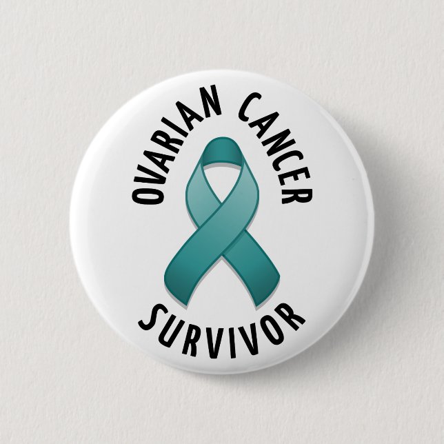 Ovarian Cancer Survivor Button (Front)