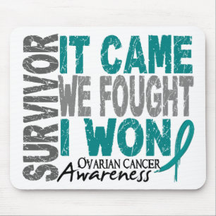 Ovarian Cancer Survivor It Came We Fought I Won Mouse Pad