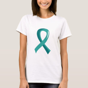 Ovarian Cancer Teal Ribbon 3 T-Shirt