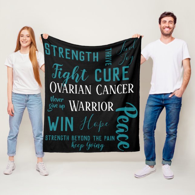 Ovarian Cancer Warrior blanket (In Situ)