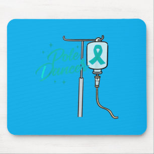 Ovarian Cancer Warrior Survivor Chemo Day Funny le Mouse Pad