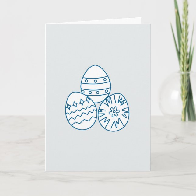 Ovate Form Decorative Art Card (Front)