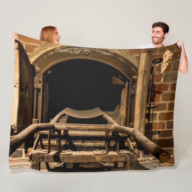 OVEN at DACHAU Fleece Blanket (In Situ)