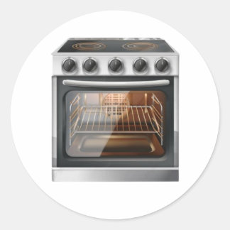 Oven Classic Round Sticker