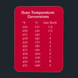 Oven Conversion Chart Magnet<br><div class="desc">"oven temperature", "oven temperatures", "oven conversion", "oven temps", "gas mark conversion", "oven temperature conversion", "oven temperatures conversion", "oven heat conversion", "oven conversion chart", "convert oven temperature", "oven temperature converter", "oven temp conversion", "convert oven temp", "cooking temperature conversion", "convert oven temperatures", "oven temp converter", oven, temp, temperature, conversion, convert, converter, converting,...</div>