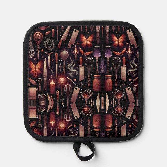 Oven Mitt and Pot Holders (Front)