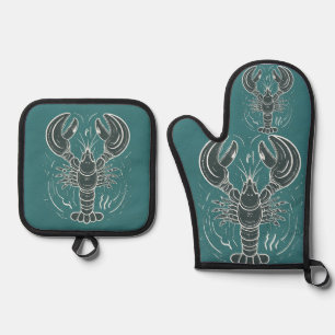 Oven Mitt and Pot Holders Oven Mitt & Pot Holder Set