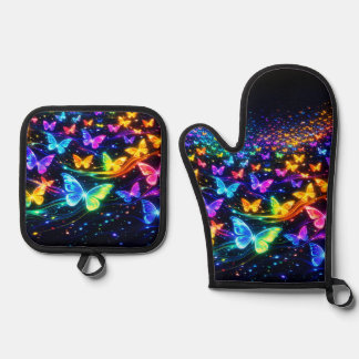 Oven Mitt and Pot Holders Oven Mitt & Pot Holder Set