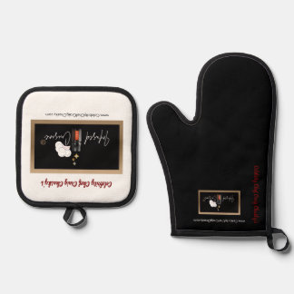 Oven Mitt and Pot Holders Oven Mitt & Pot Holder Set