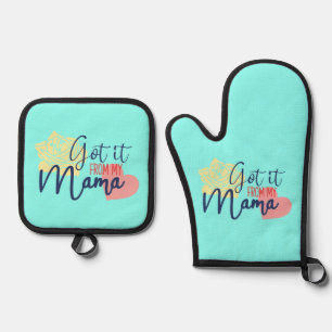 Oven Mitt and Pot Holders Oven Mitt & Pot Holder Set