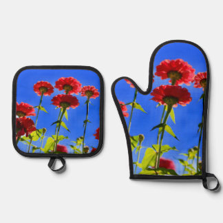 Oven Mitt and Pot Holders Oven Mitt & Pot Holder Set