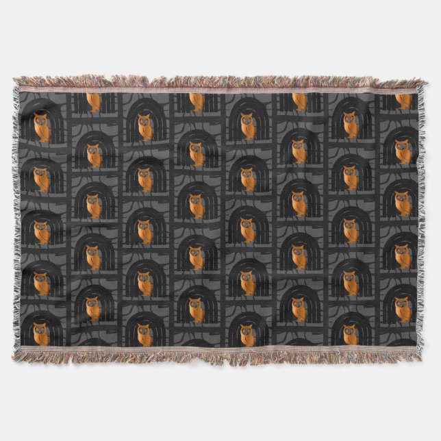Oven Mitt and Pot Holders Throw Blanket (Front)