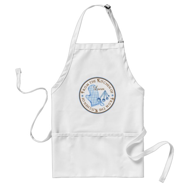 Oven Mitt and Spoons Cooking Baking Aprons (Front)