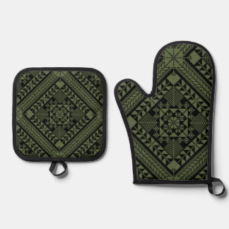 . OVEN MITT & POT HOLDER SET