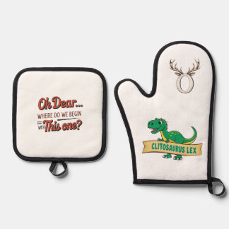 Oven Mitts & Pot Holder Oven Mitt & Pot Holder Set