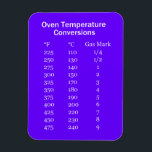 Oven Temp Conversion Magnet<br><div class="desc">"oven temperature", "oven temperatures", "oven conversion", "oven temps", "gas mark conversion", "oven temperature conversion", "oven temperatures conversion", "oven heat conversion", "oven conversion chart", "convert oven temperature", "oven temperature converter", "oven temp conversion", "convert oven temp", "cooking temperature conversion", "convert oven temperatures", "oven temp converter", oven, temp, temperature, conversion, convert, converter, converting,...</div>