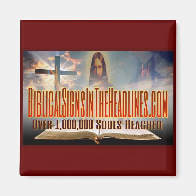 "Over 1,000,000 Souls" Magnet (Front)