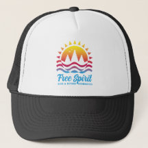 Over and Beyond Boundaries Free Spirit Trucker Hat