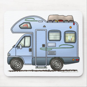 Over Cab Camper RV Mousepad