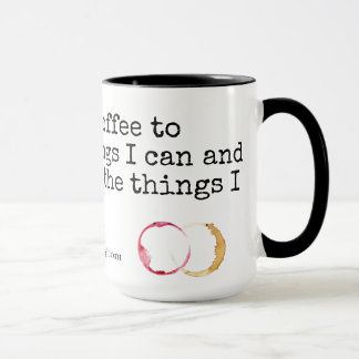Over Coffee and Wine Mug