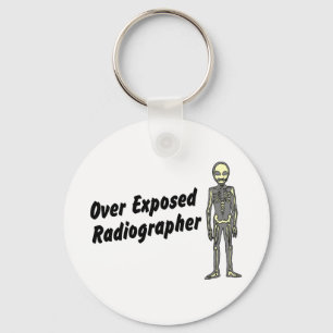 Over Exposed Radiographer Key Ring