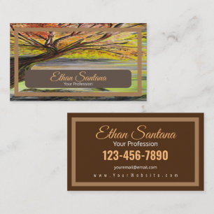 Over Looking Tree Business Card