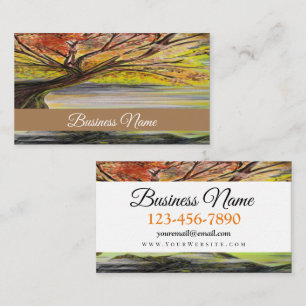 Over Looking Tree Business Card
