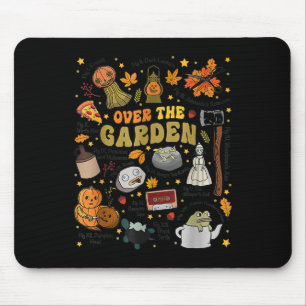 Over The Halloween Garden Wall Pumpkin Fall Thanks Mouse Pad