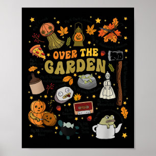 Over The Halloween Garden Wall Pumpkin Fall Thanks Poster
