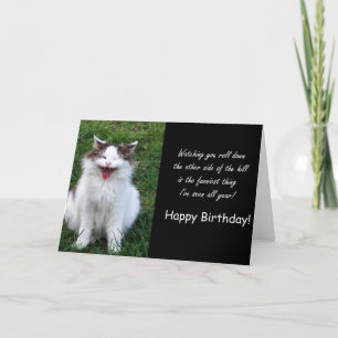 Over the Hill Birthday Card